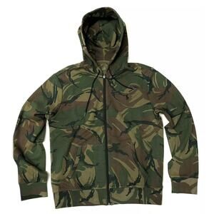 Polo Ralph Lauren Full Zip Hoodie Jacket Camo Mens Sz M DOUBLE KNIT NWT